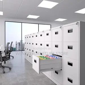 Office Cabinet; Four Drawers Lockable Filing Cabinets
