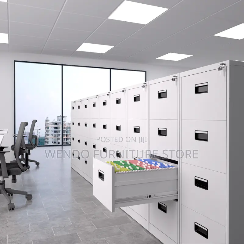 Office Cabinet; Four Drawers Lockable Filing Cabinets