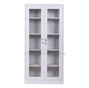 Office Cabinet; 2 Doors Executive Glass Front Office Cabinets