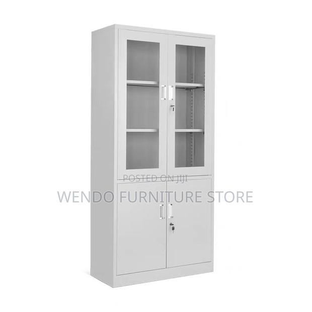 Office Cabinet; 2 Doors Executive Glass Front Office Cabinets - thumbnail 3