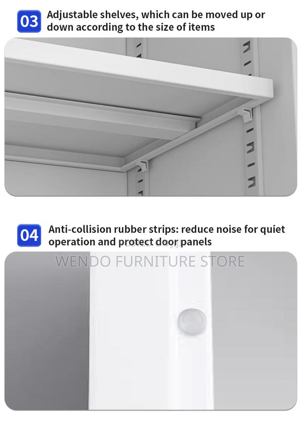 Office Cabinet; 2 Doors Executive Glass Front Office Cabinets - thumbnail 6
