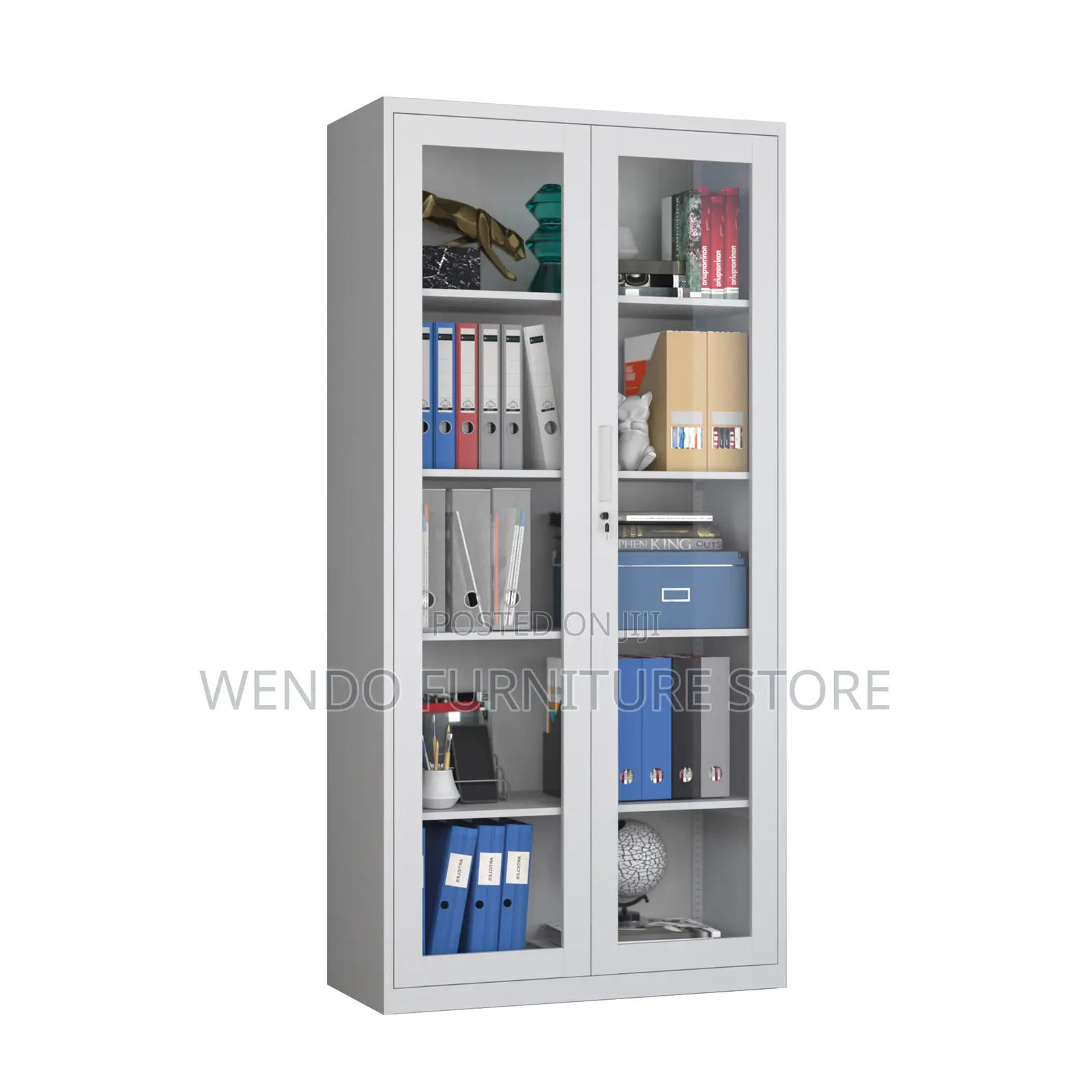 Office Cabinet; 2 Doors Executive Glass Front Office Cabinets