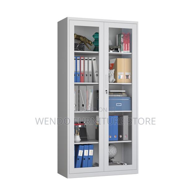 Office Cabinet; 2 Doors Executive Glass Front Office Cabinets - thumbnail 9
