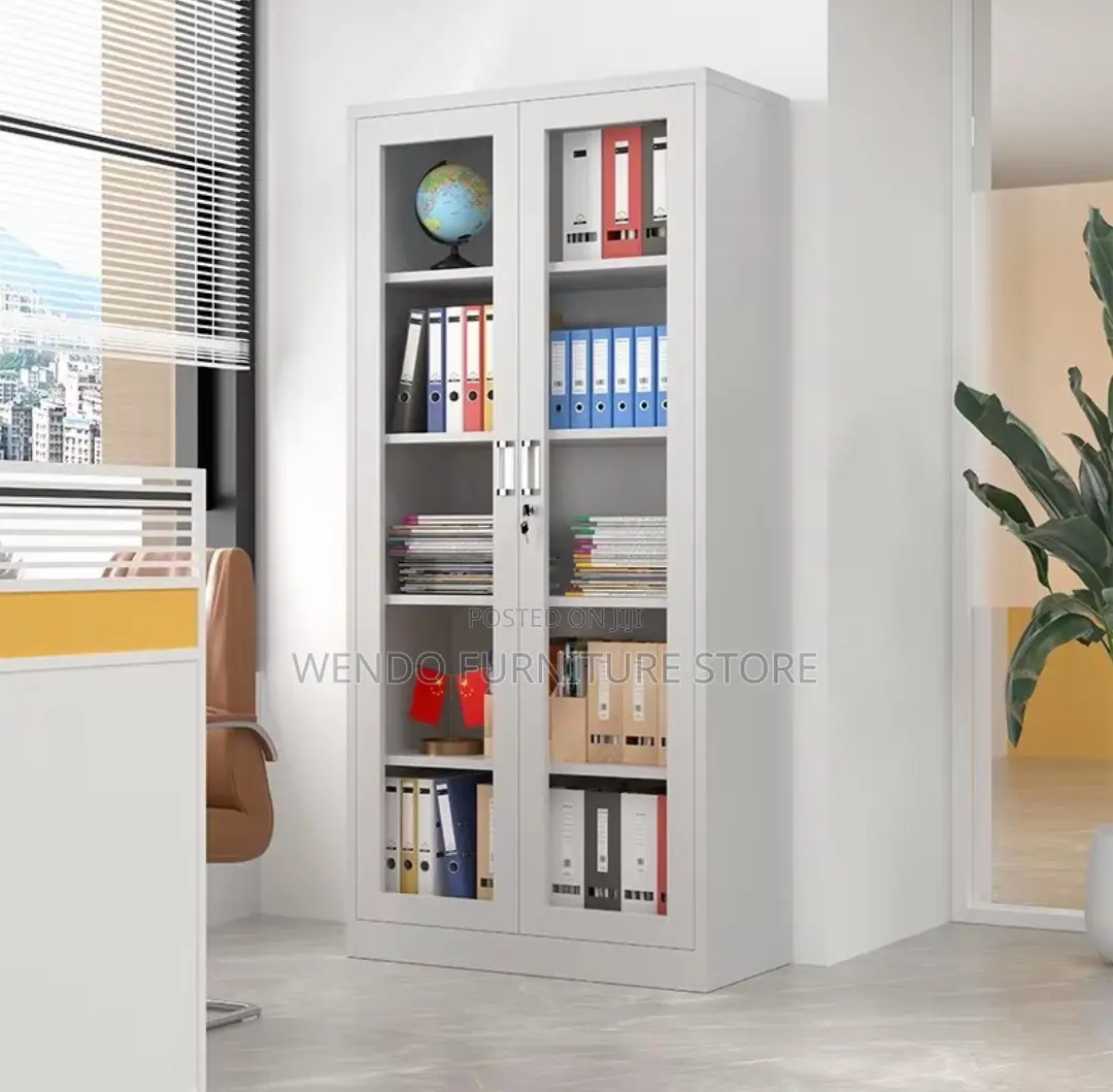 Office Cabinet; 2 Doors Executive Glass Front Office Cabinets