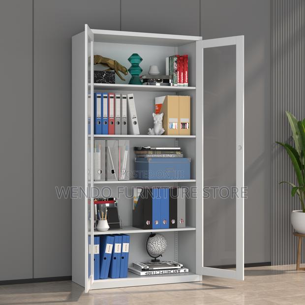Office Cabinet; 2 Doors Executive Glass Front Office Cabinets - thumbnail 13