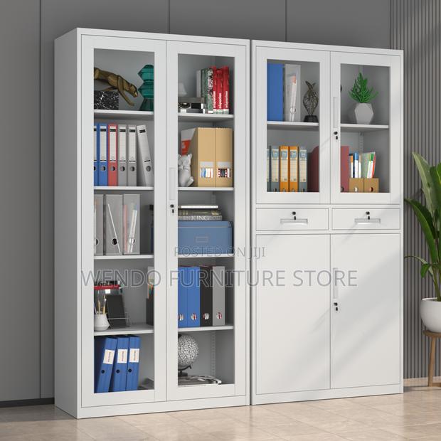 Office Cabinet; 2 Doors Executive Glass Front Office Cabinets - thumbnail 16