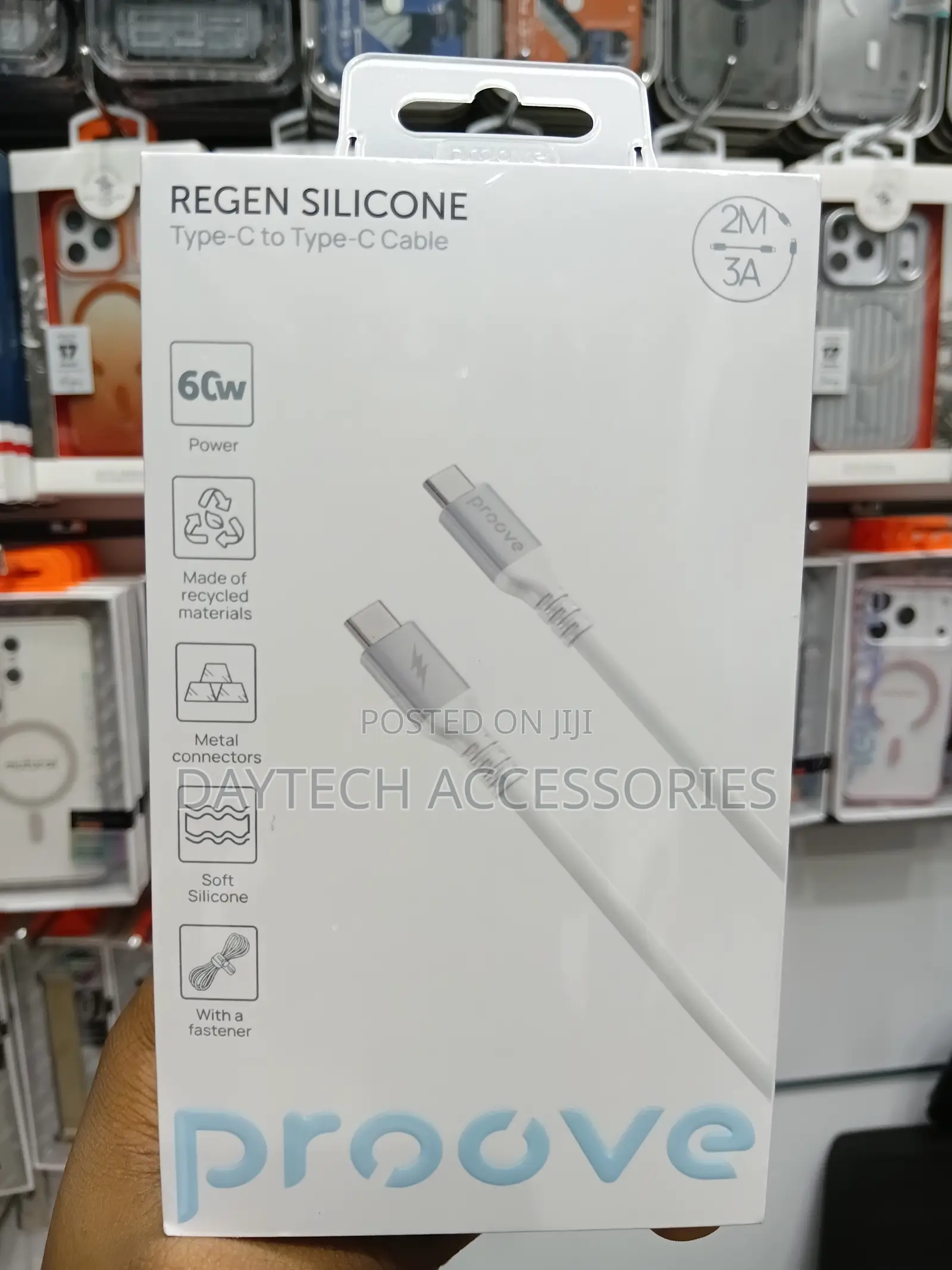 Proove Type C to Type C Cable 2m 60w Pd Fast Charging