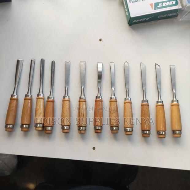 Chisels Wood Carving Set 12pcs Precision Woodworking Heavy Duty - thumbnail 4
