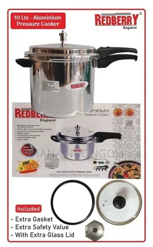 Redberry Premium Range Aluminium Pressure Cooker: