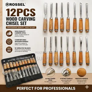 Chisels Wood Carving Set 12pcs Precision Woodworking Heavy Duty