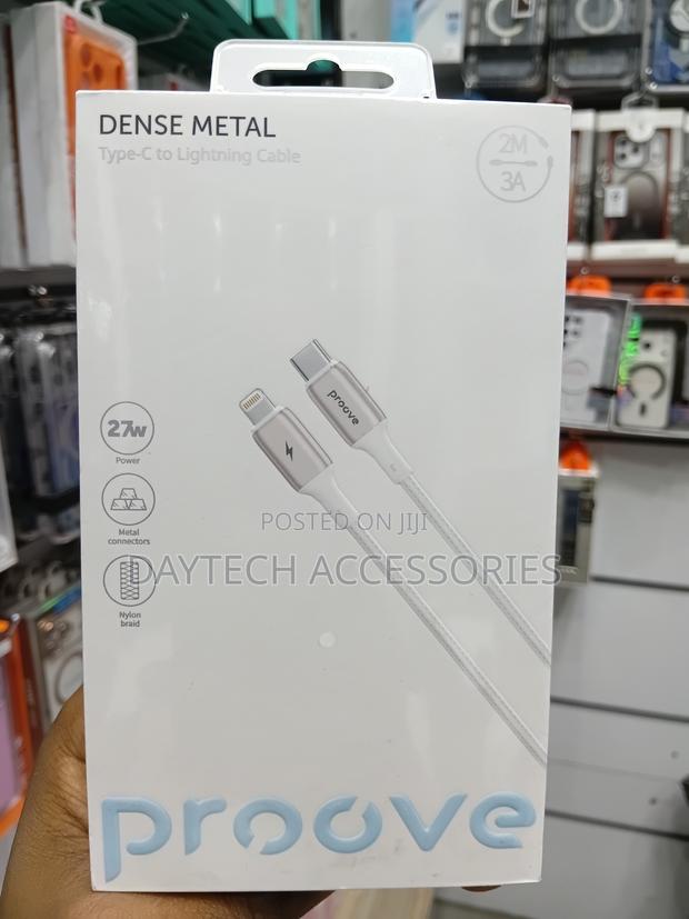 The Proove Dense Metal Type-C to Lightning Cable - White