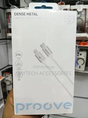 The Proove Dense Metal Type-C to Lightning Cable - White