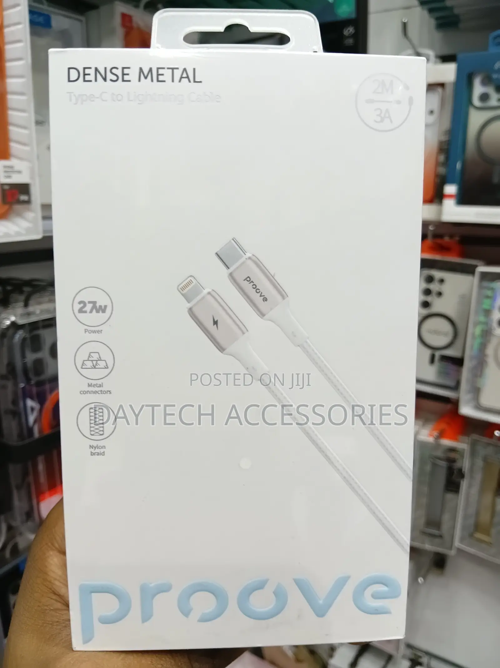 Proove Dense Metal Type-C to Lightning 27w Cable.