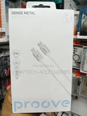 Proove Dense Metal Type-C to Lightning 27w Cable.