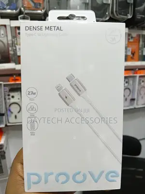 Proove Dense Metal Type-C to Lightning 27w Cable.