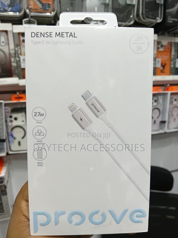 Proove Dense Metal Type-C to Lightning 27w Cable. - thumbnail 2