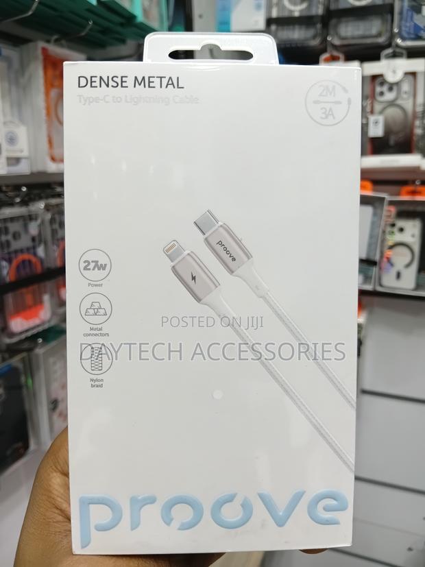 Proove Flex Metal Type-C to Lightning Cable With 27w Power Delivery.