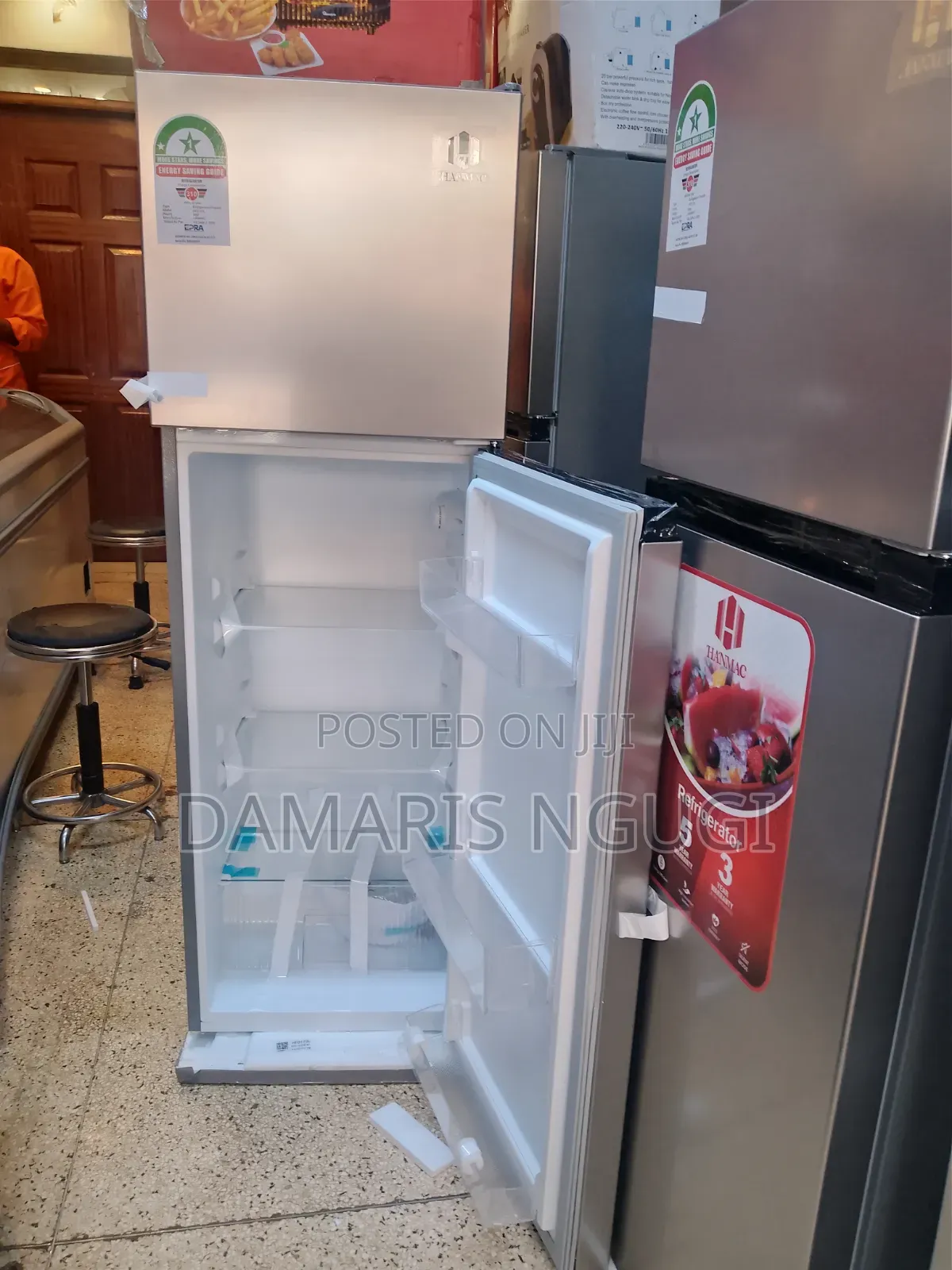 Hanmac 173litrs Double Door Fridge