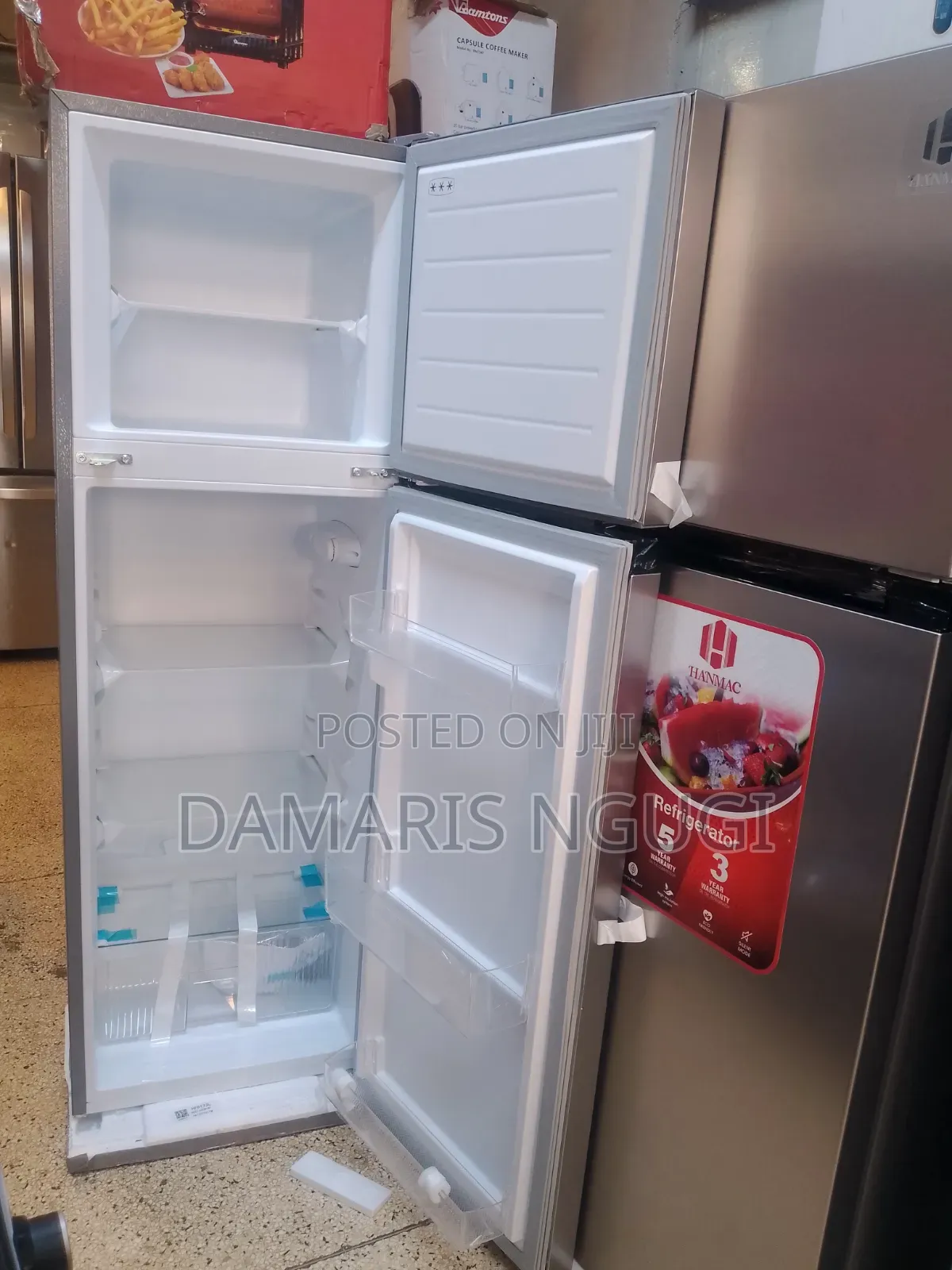 Hanmac 173litrs Double Door Fridge
