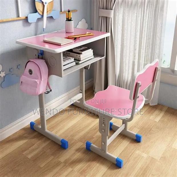 Home Desk; Adjustable Colorful Kids Desk Chair Set