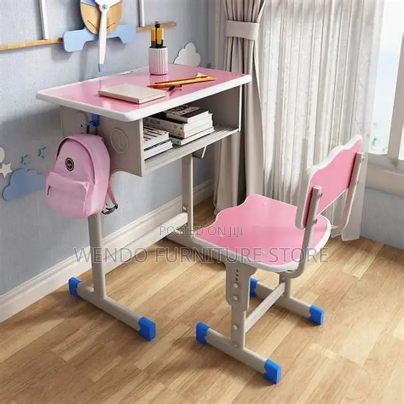 Home Desk; Adjustable Colorful Kids Desk Chair Set