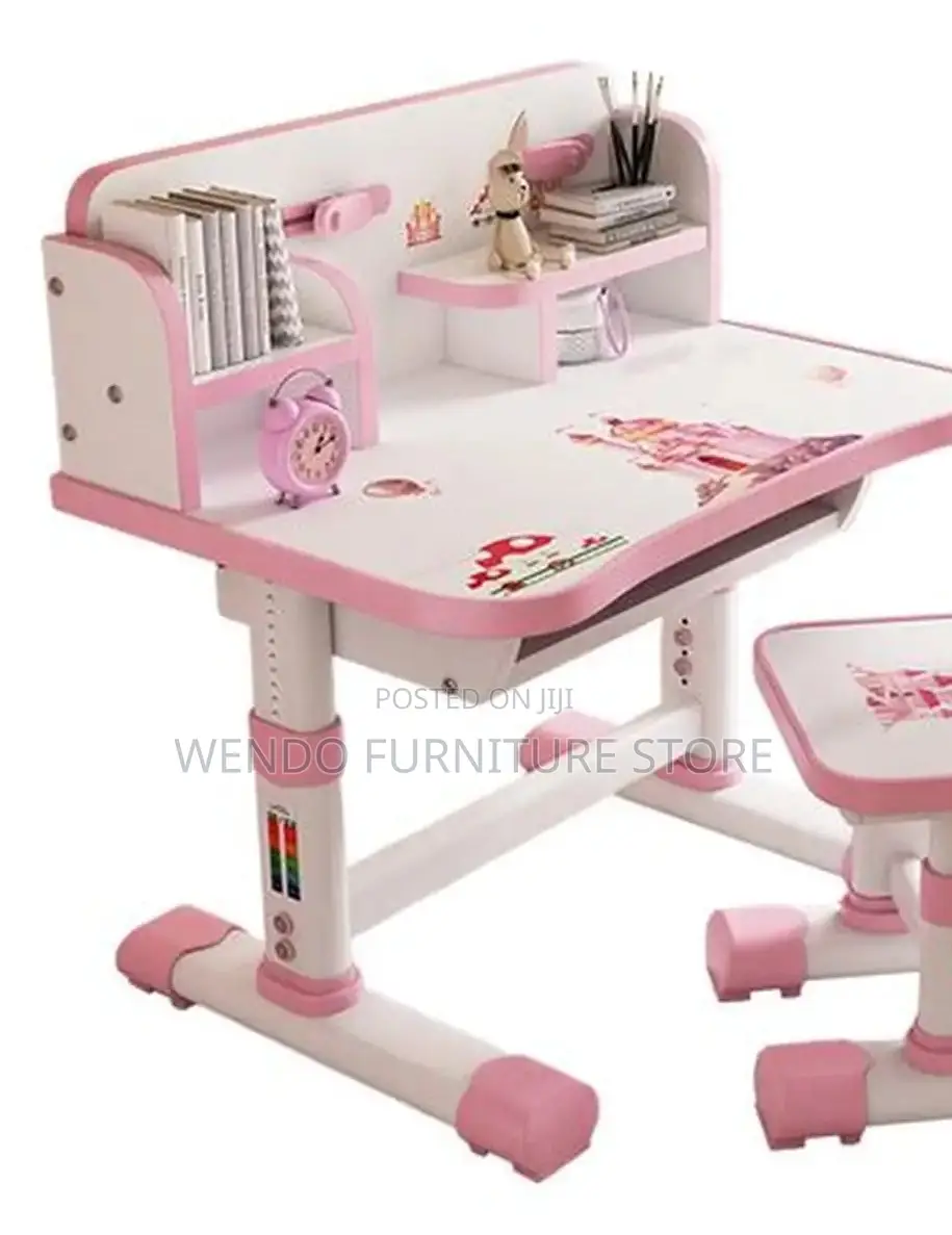 Home Desk; Adjustable Colorful Kids Desk Chair Set