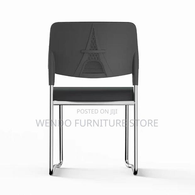 Office Chairs; Visitors Fabric Armless Reception Chair - thumbnail 5