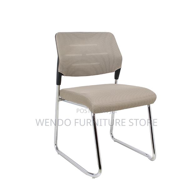 Office Chairs; Visitors Fabric Armless Reception Chair - thumbnail 6