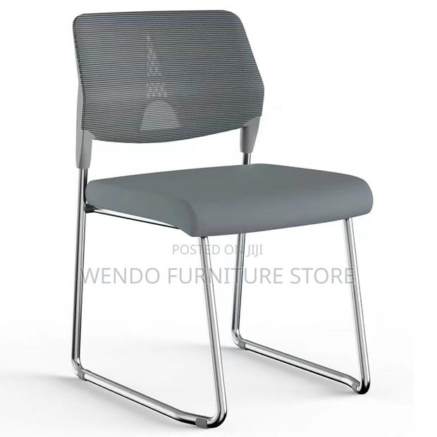Office Chairs; Visitors Fabric Armless Reception Chair - thumbnail 8
