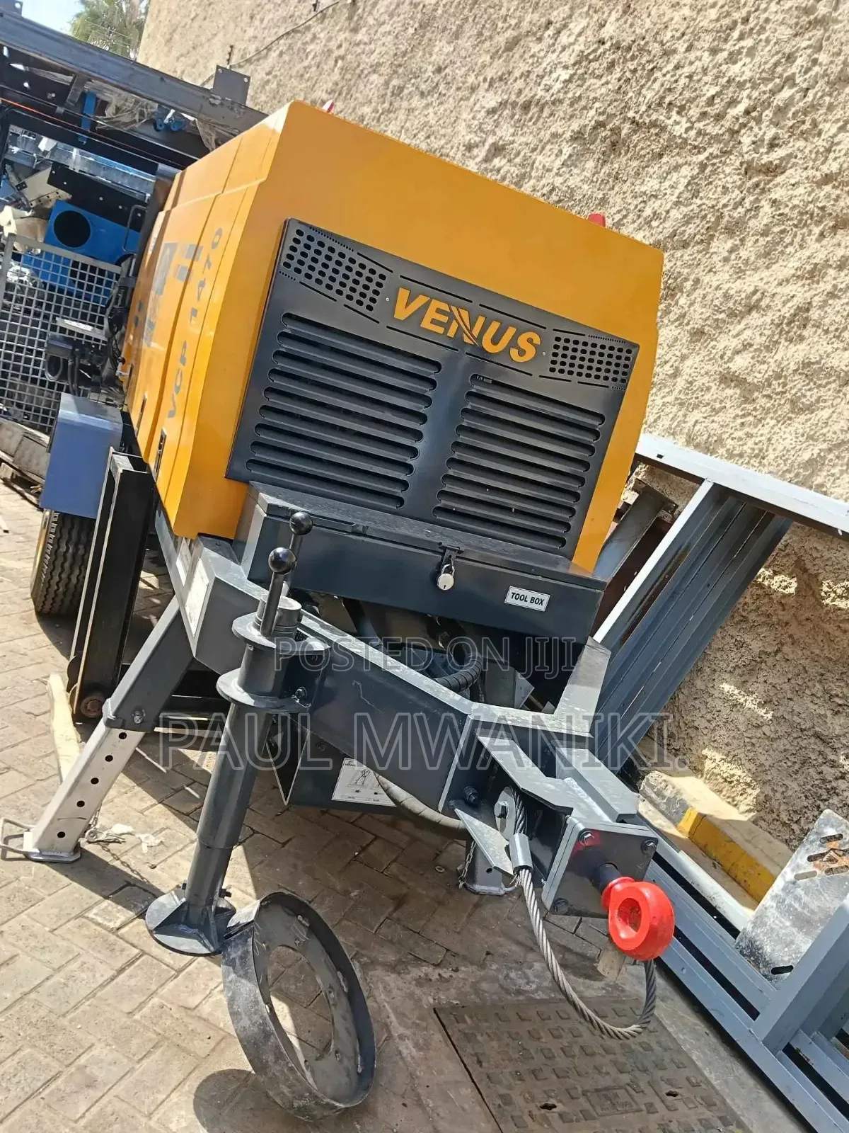 Heavy-Duty Venus VCP 1470 Stationary Concrete Pump –High Performance!