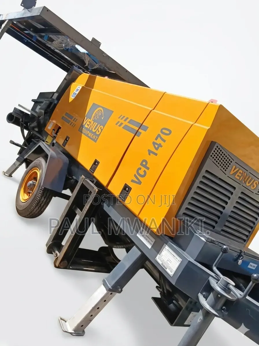 Heavy-Duty Venus VCP 1470 Stationary Concrete Pump –High Performance!