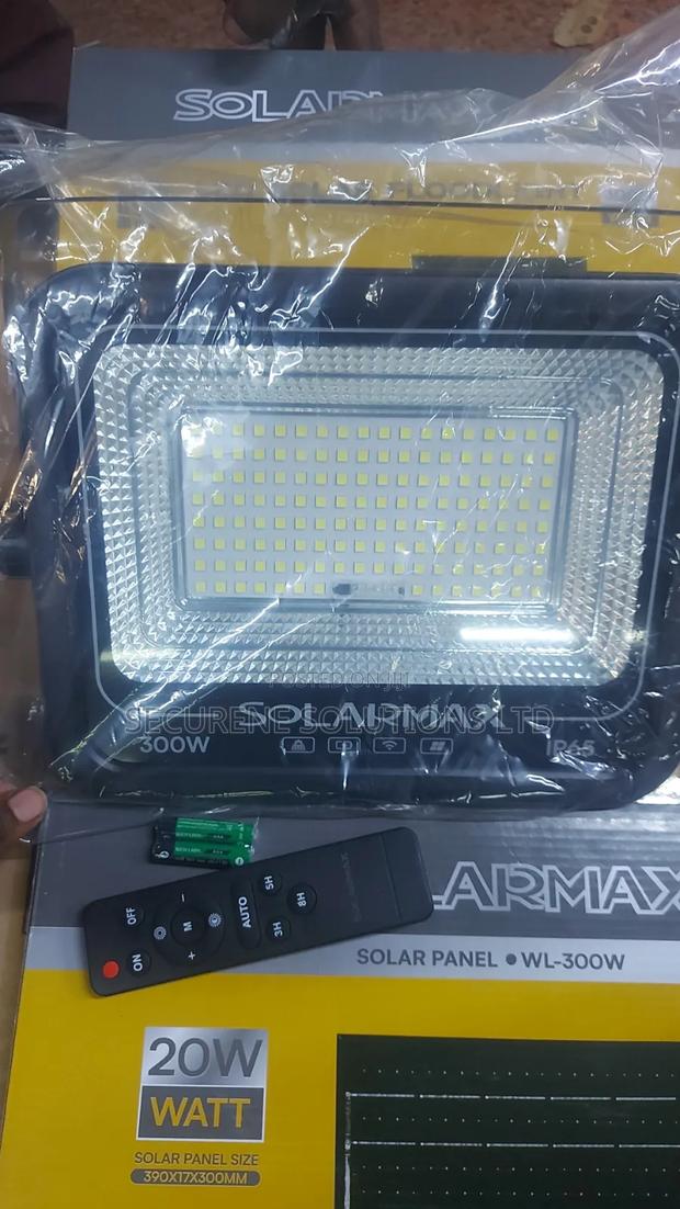 Solarmax 300w Led Solar Floodlight, - thumbnail 2
