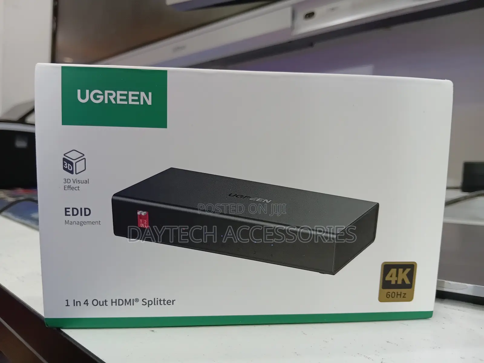 Ugreen 90806 Hdmi Splitter 1 in 4 Out at 60hz Hdmi 2.0 Splitter