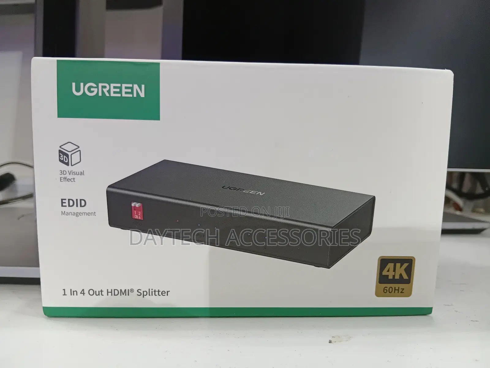Ugreen 90806 Hdmi Splitter 1 in 4 Out at 60hz Hdmi 2.0 Splitter