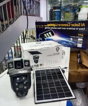 V380 4g Outdoor Solar Camera 2mp+2mp Security CCTV