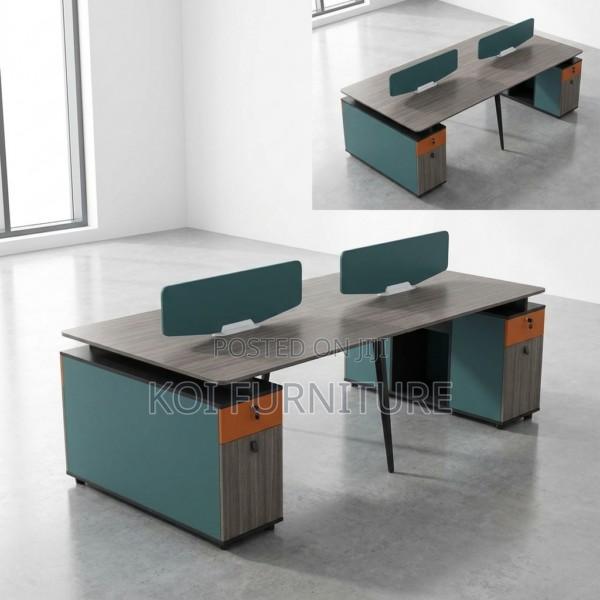 Office Workstation : L98 Modern 4-Person Workstation - thumbnail 3