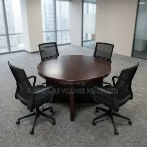 4-Seater Executive Round Boardroom Table