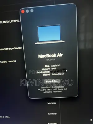 Laptop Apple MacBook Air 8GB Apple M1 SSD 256GB