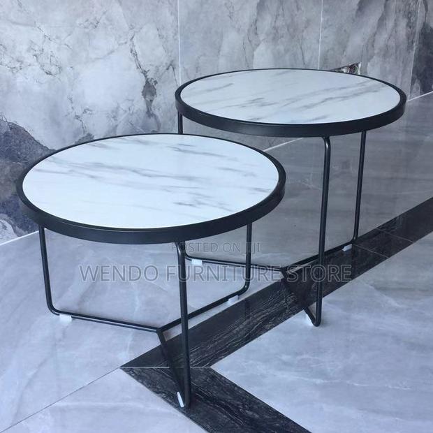 Coffee Table; Officiale Round Home Living Room Coffee Table - thumbnail 5