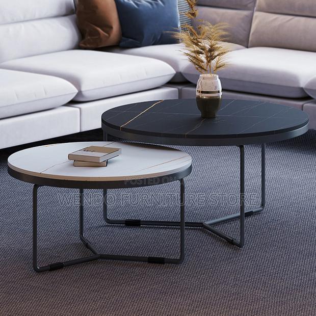 Coffee Table; Officiale Round Home Living Room Coffee Table - thumbnail 12