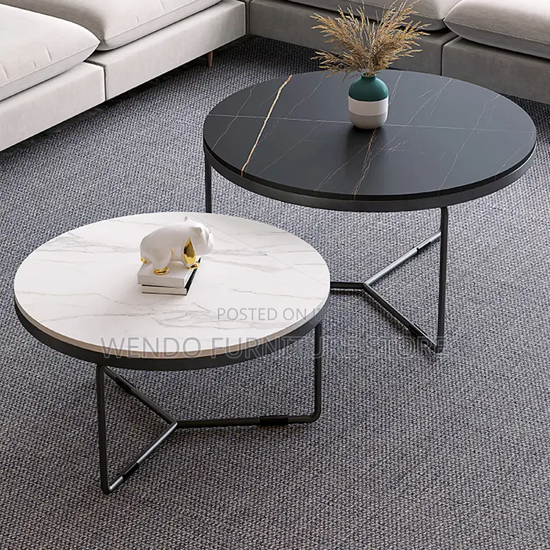 Coffee Table; Officiale Round Home Living Room Coffee Table