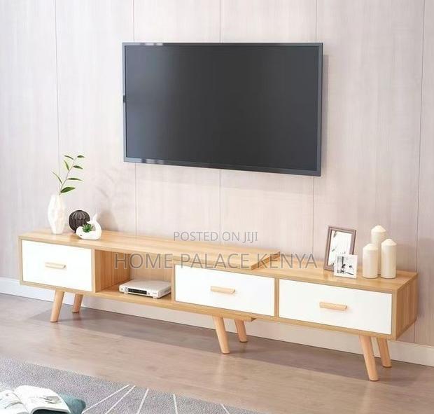 Tv Stand: Space Saving Extendable Tv Stand - main view