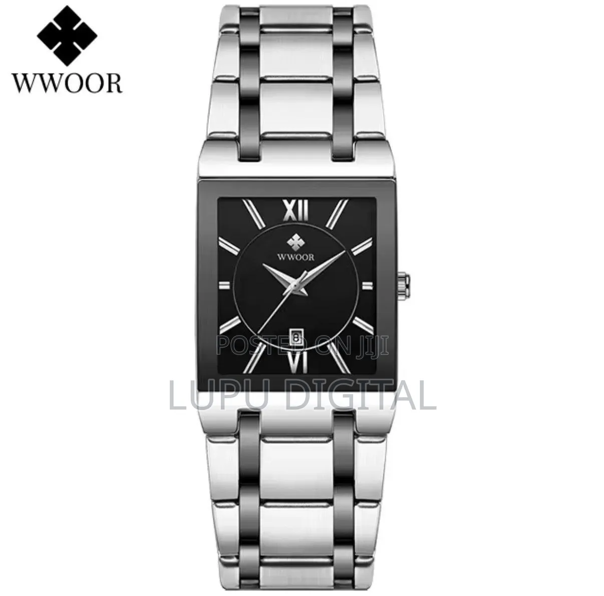 Wwoor Square Men Watch #8858