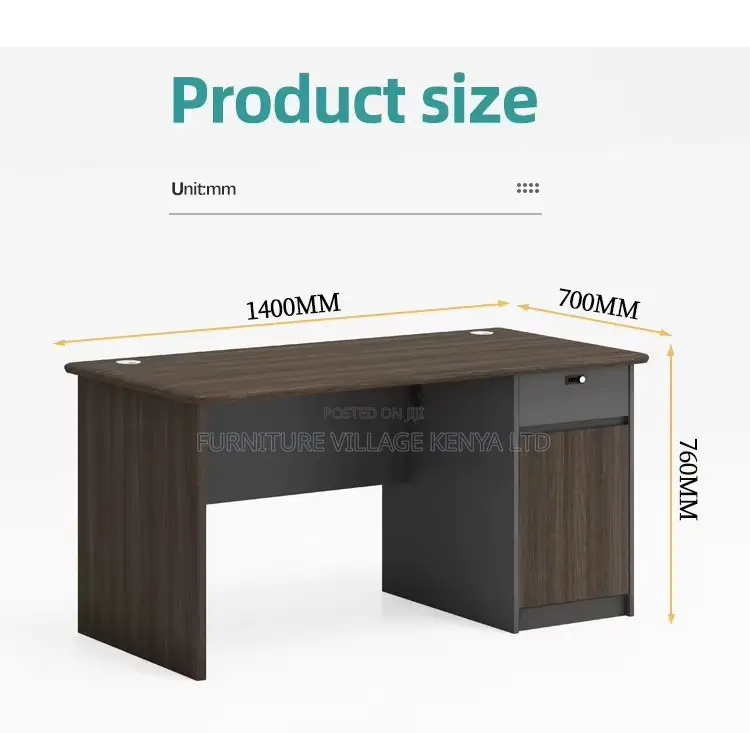 120cm Modern Single-Person Wood Study Desk