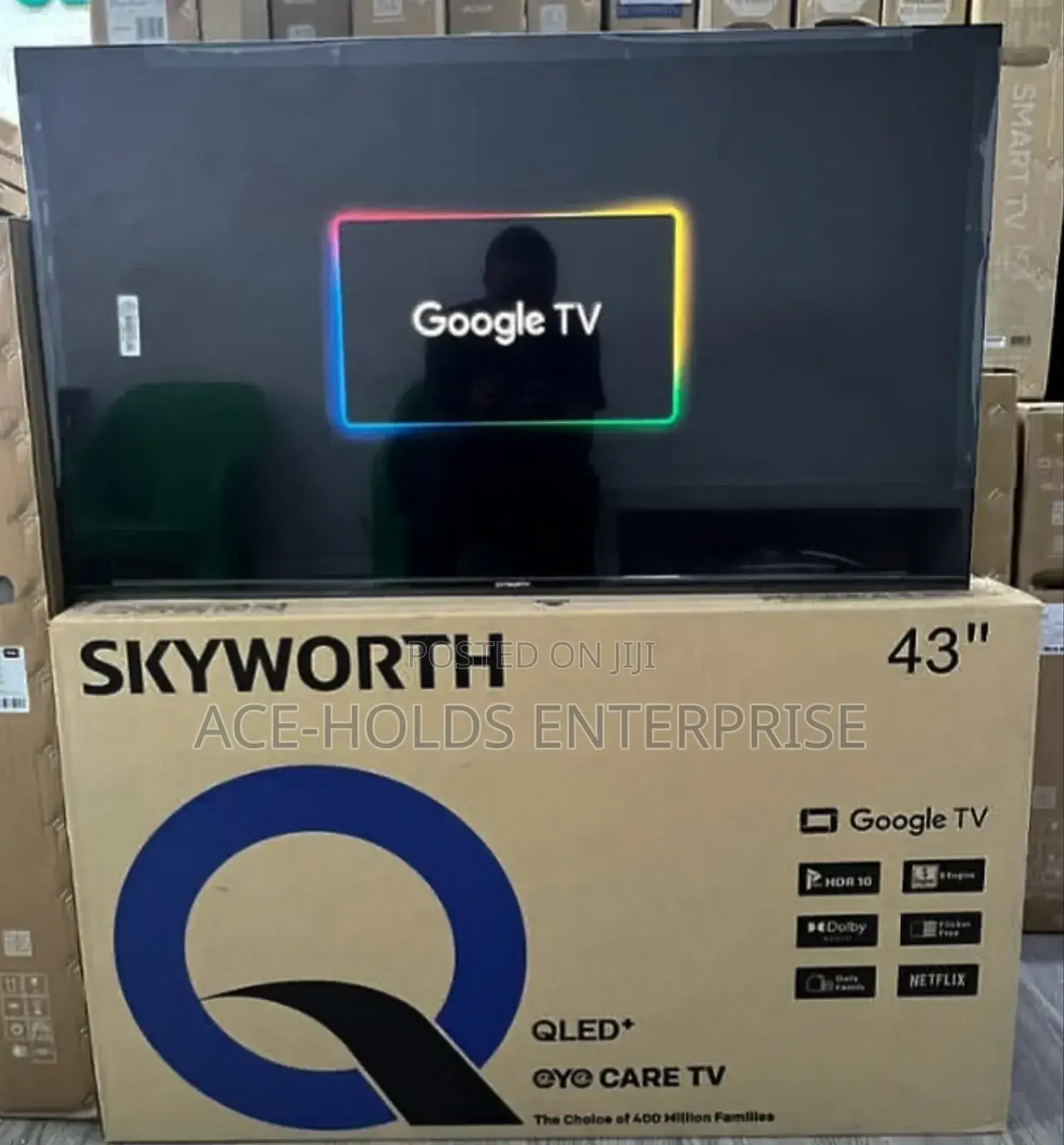 43q Skyworth 43" Google Smart Tv - Qled Version