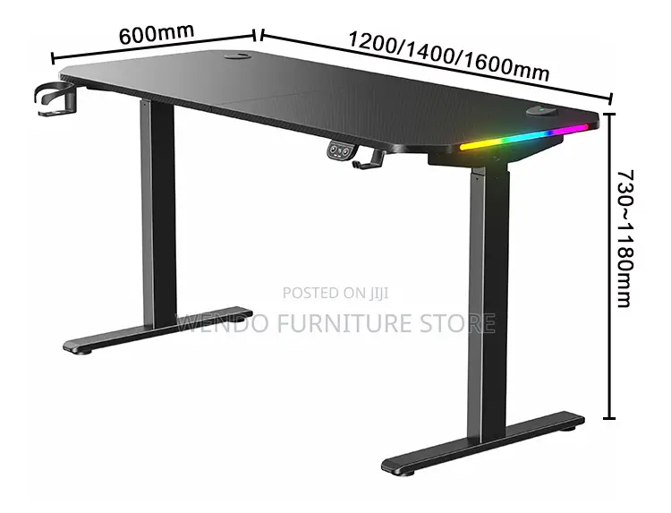 Office Desk; Aerof 1.2 Meters Adjustable Office Desk
