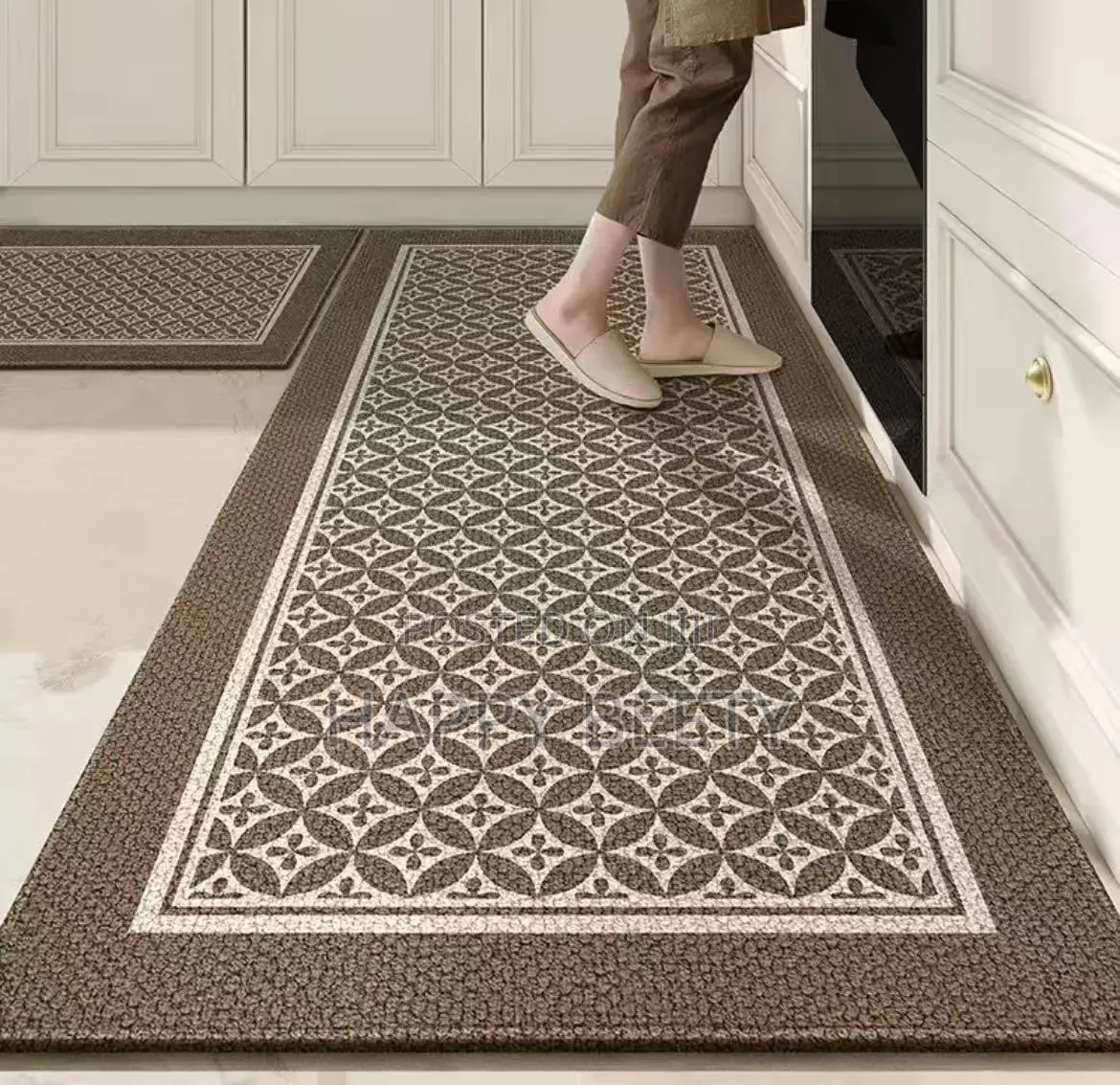 *Rubber Bottom Anti-Slip Kitchen Mats