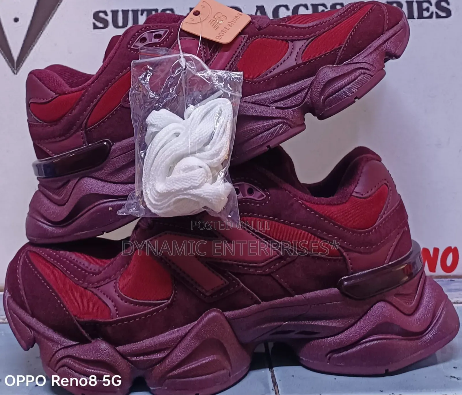 New Balance 9060 Maroon Shoes 
Size 36-45
