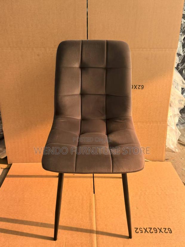 Dining Chairs; Leather Elegant Style Dining Chairs - thumbnail 5