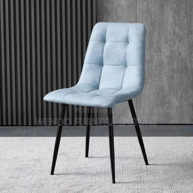 Dining Chairs; Leather Elegant Style Dining Chairs - thumbnail 7